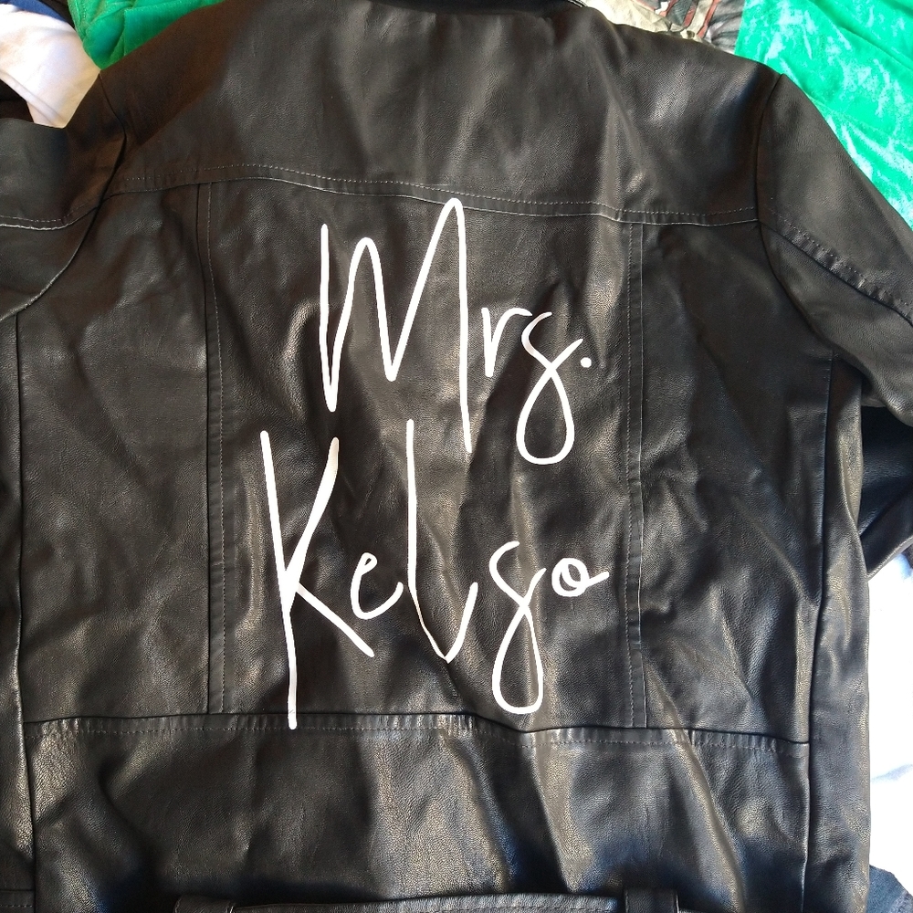 Black Like Leather Jacket Tanming Brand Small